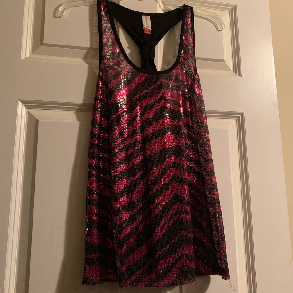 Pink Zebra Tank